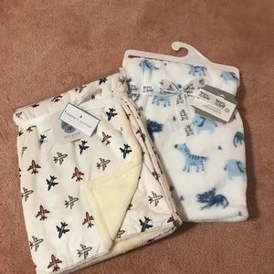 (2) baby boy blanket brand new NO OFFER Please